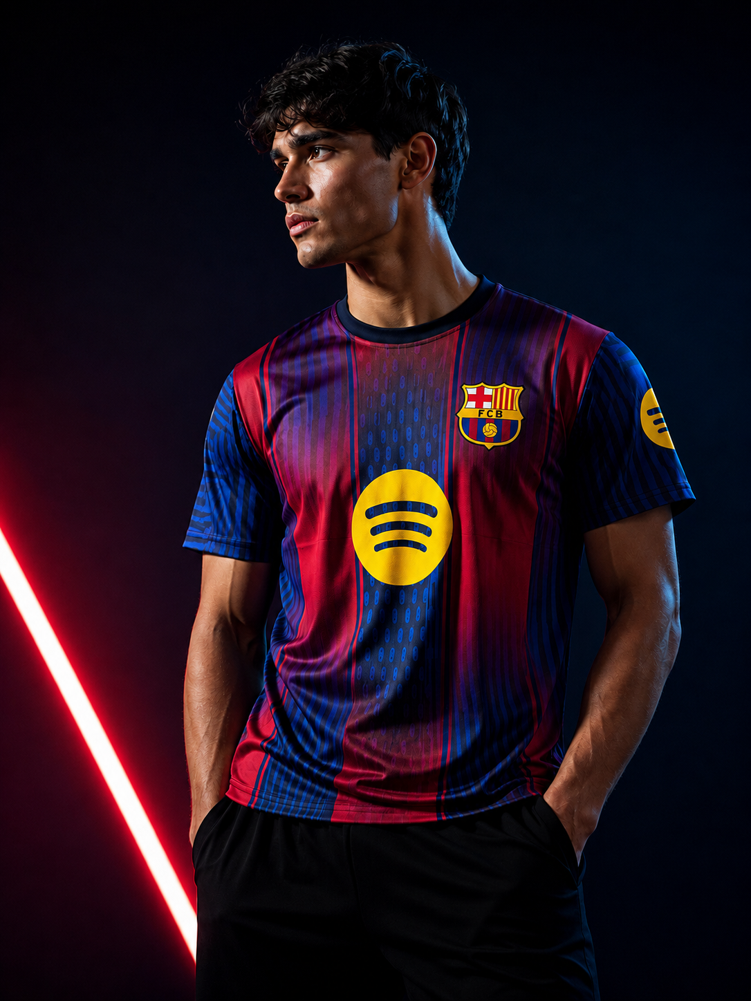 FC Barcelona (Barça) Home Jersey | Premium Custom Football Jersey for Men | Personalized Name & Number| Match Edition
