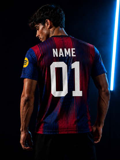 FC Barcelona (Barça) Home Jersey | Premium Custom Football Jersey for Men | Personalized Name & Number| Match Edition