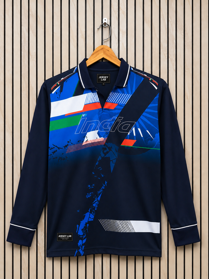 India Elite Performance Polo Jersey – Premium Custom Name & Number Edition