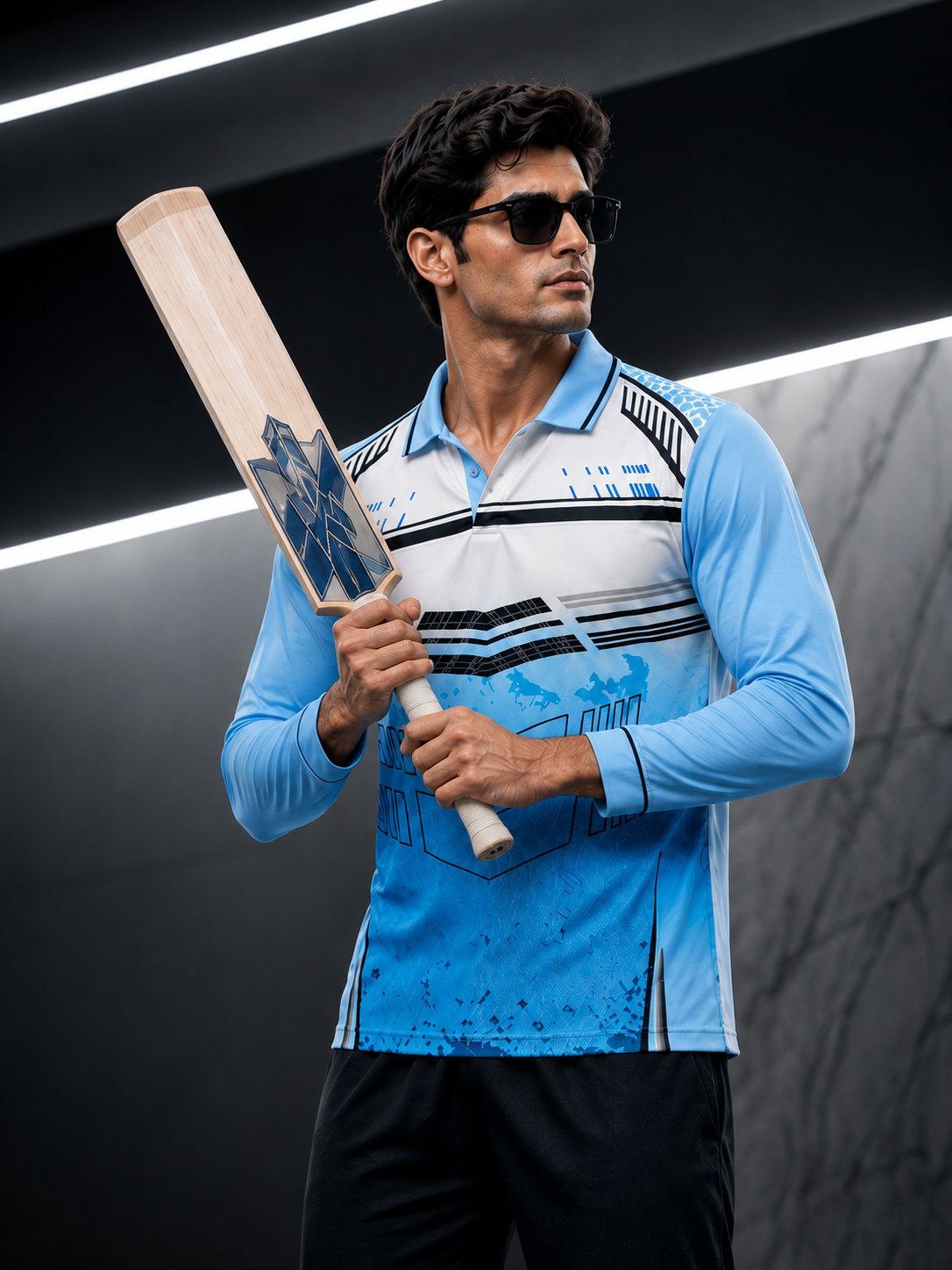 SkyStrike Elite Performance Cricket Jersey – Premium Custom Name & Number