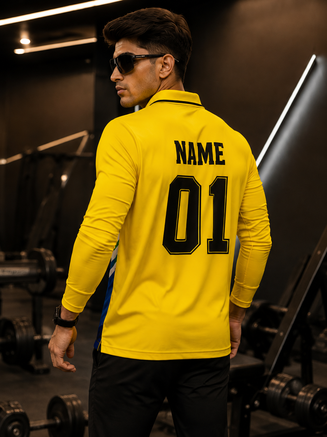 SolarStrike Elite Performance Sports Jersey – Premium Custom Name & Number